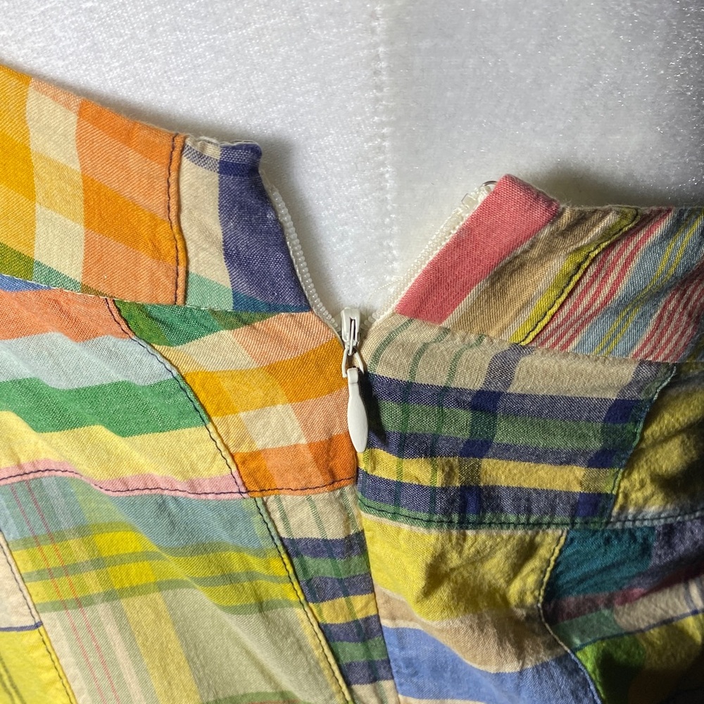 J. Crew Multicolor Plaid Tank Top - Picture 9 of 11